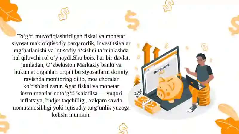 Fiskal va monetar siyosat 4