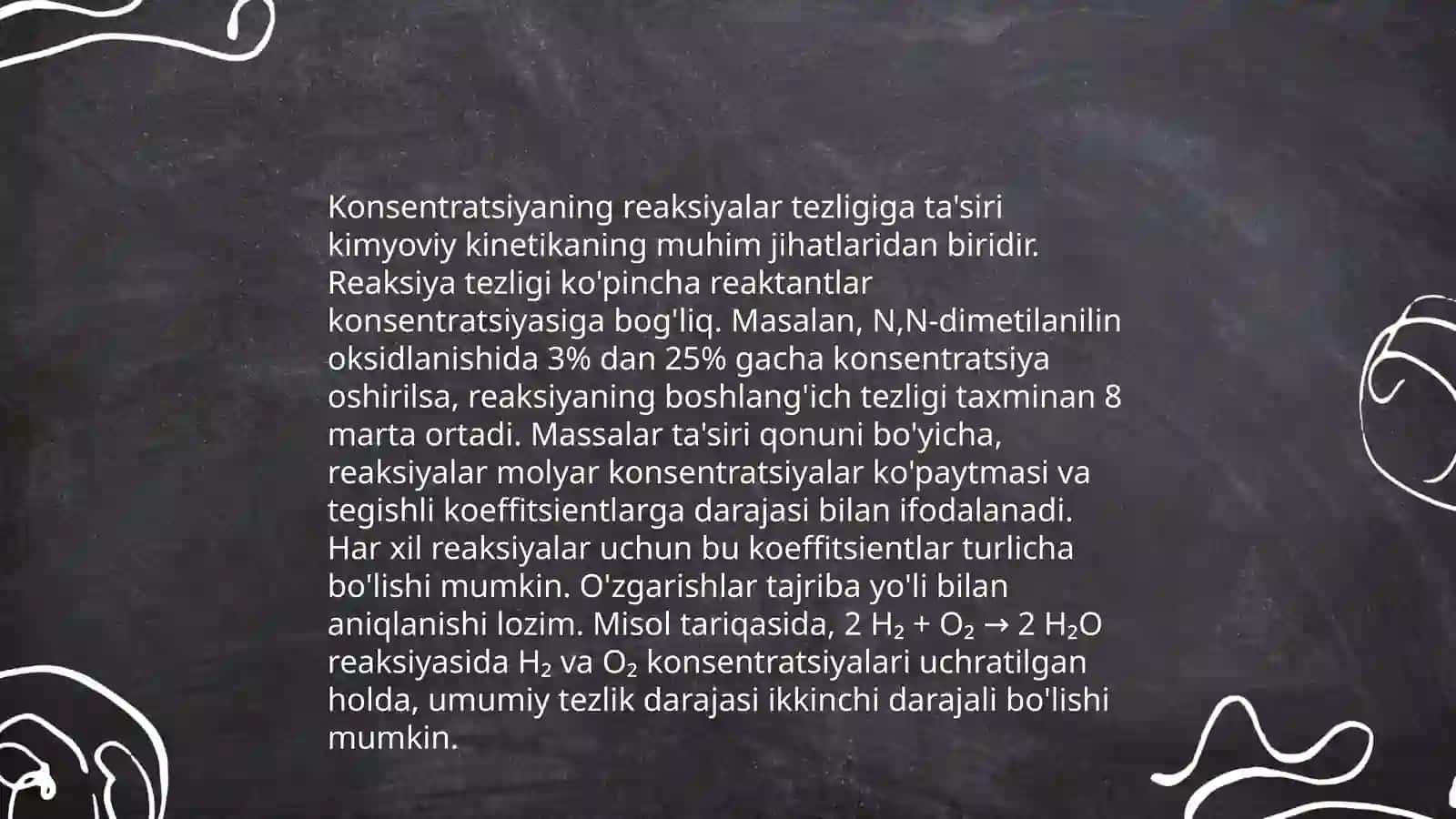 Kimyoviy kinetika va muvozanat 4