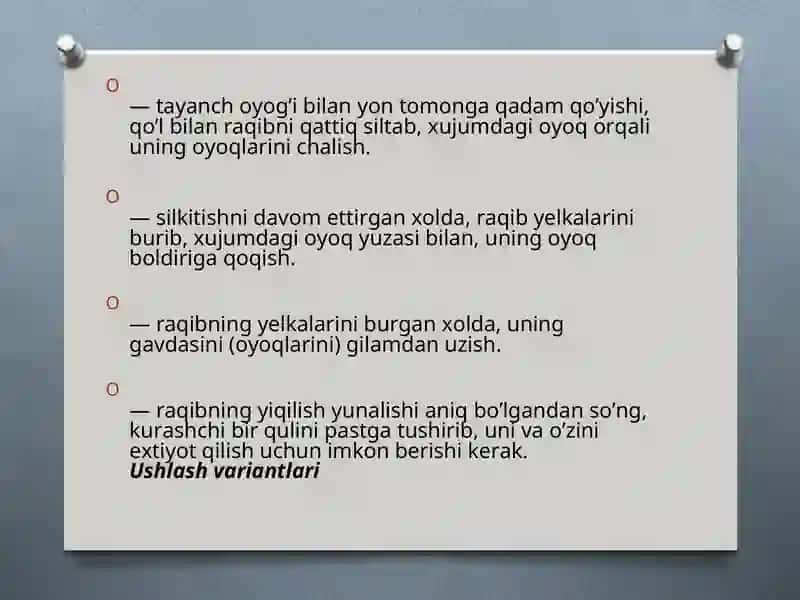 Ikki yengdan ushlagan holda yelkadan oshirib uloqtirish usulini rivojlantirish 4