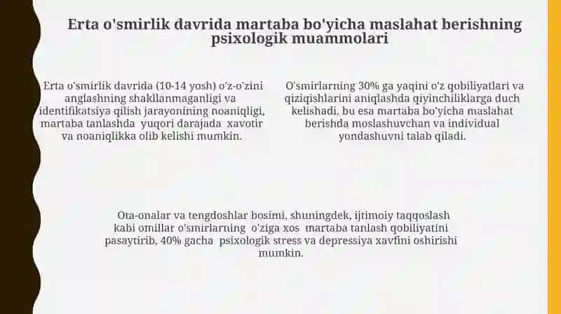 Ilk o'spirinlikda kasbga yo'naltirishning psixologik muammmolari 4