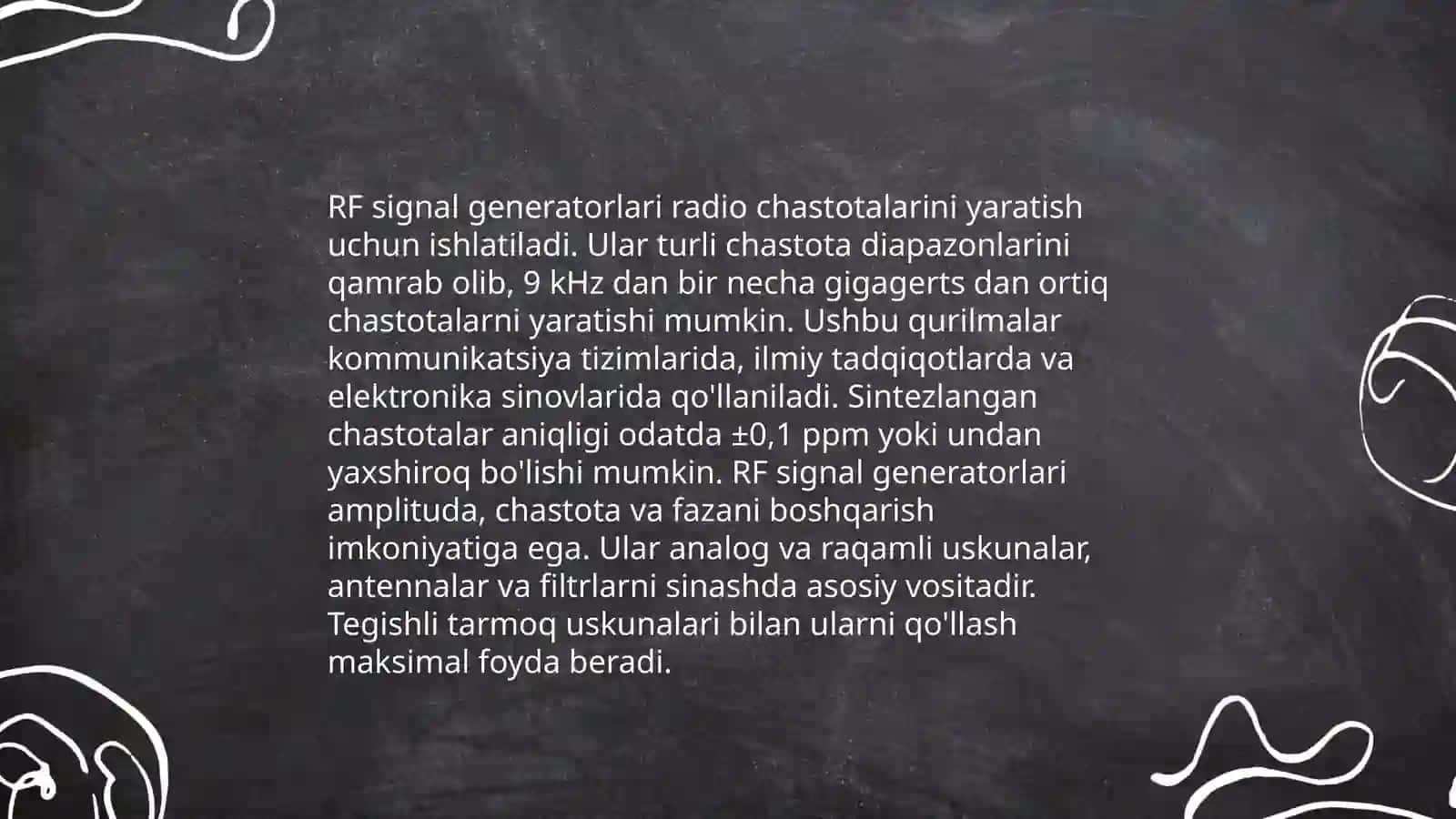 Signal generatorlari 4
