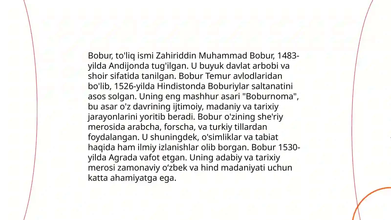 Temuriylar davridagi madaniy uyg'onish 4