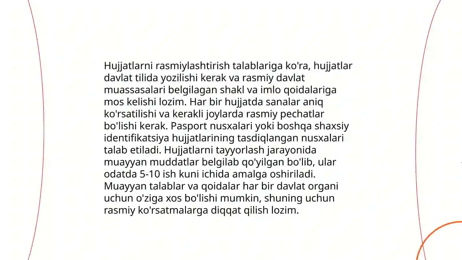 Farmoyish hujjatlari (buyruq, buyruqdan ko‘chirma, ko‘rsatma, farmoyish) tayyorlash ustida ishlash 4