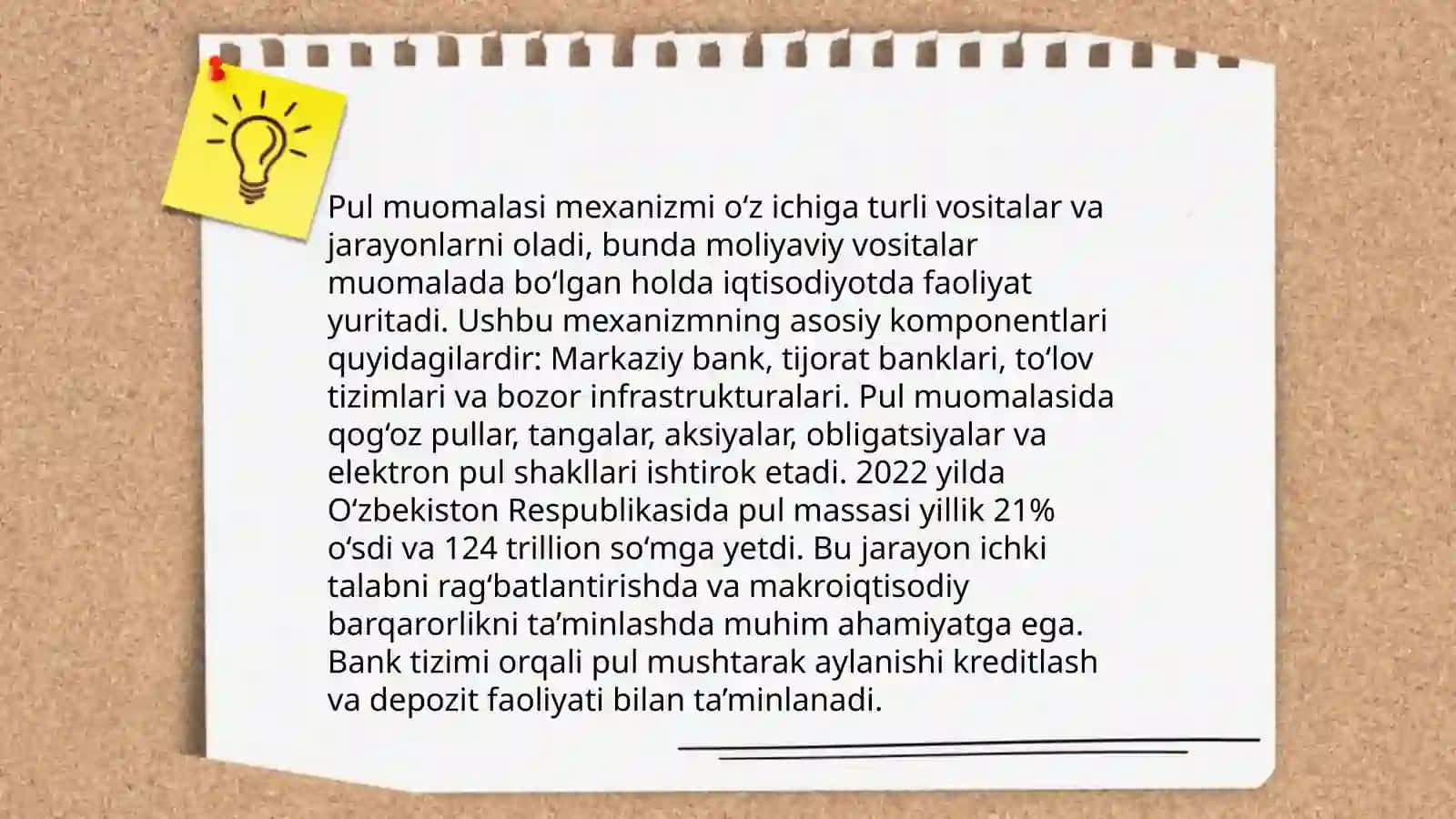 Pul muomalasining asosiy tushunchalari 4