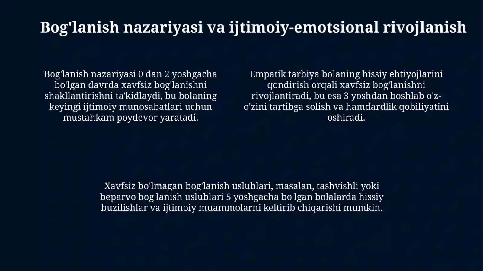 Ontogenezning ilk bosqichlarida insonning psixik rivojlanishiga xos xususiyatlari 4