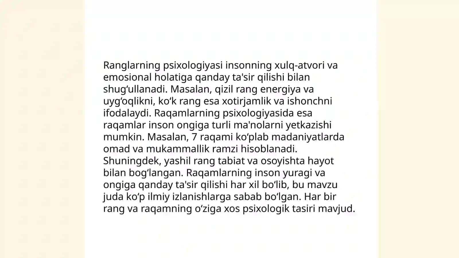 Raqamlarni rangda buyash 4