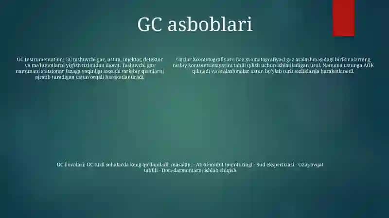Gazlar Xromotografiyasi 4