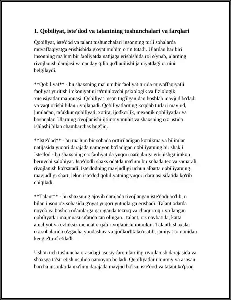 QOBILIYAT, ISTE’DOD VA TALANT KABI PSIXOLOGIK XUSUSIYATLAR TALABA SHAXSINI NOMOYON ETUVCHI MUHIM OMIL SIFATIDA 4