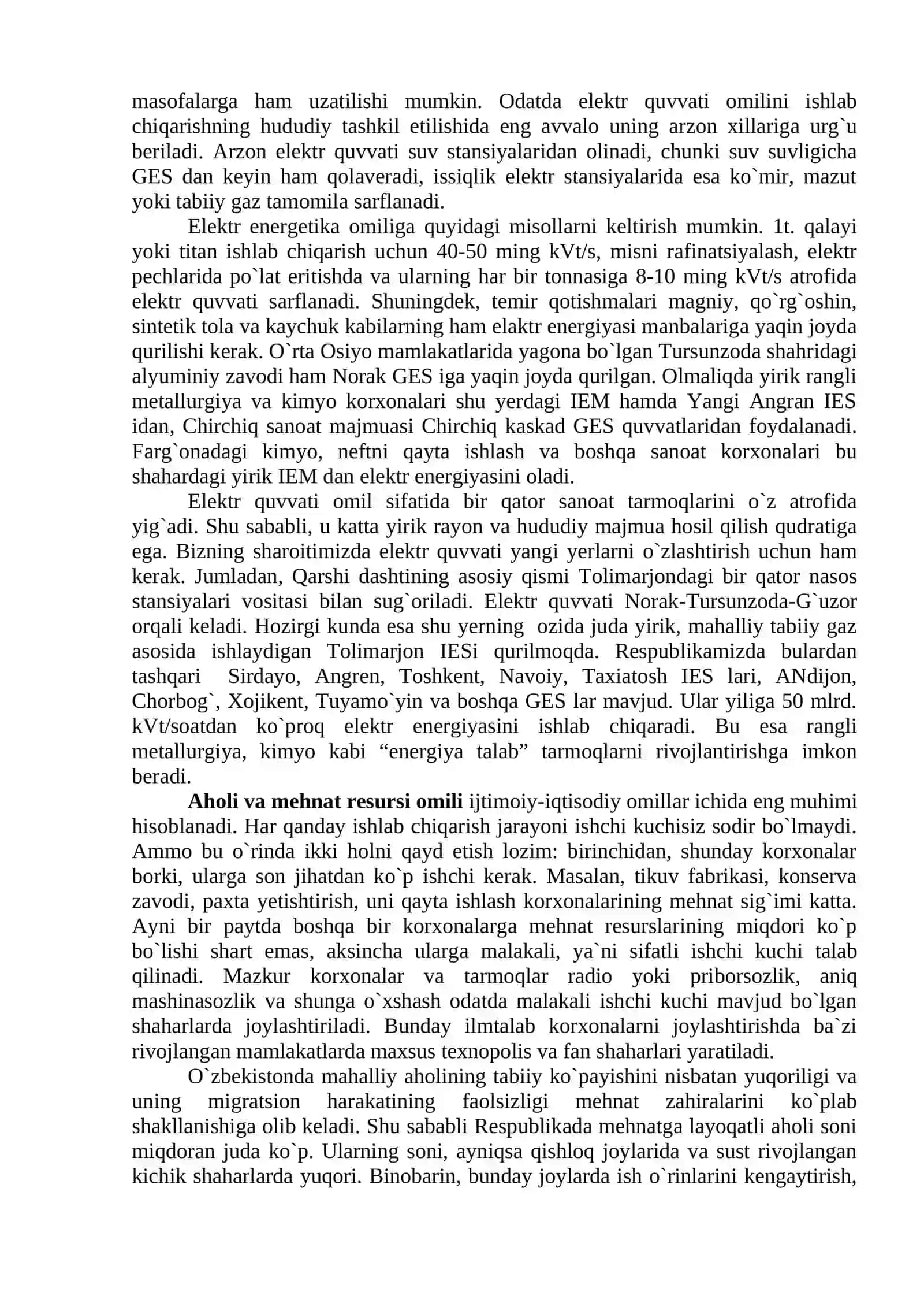 Sanoat rivojlanishining ijtimoiy- iqtisidiy omillari 4