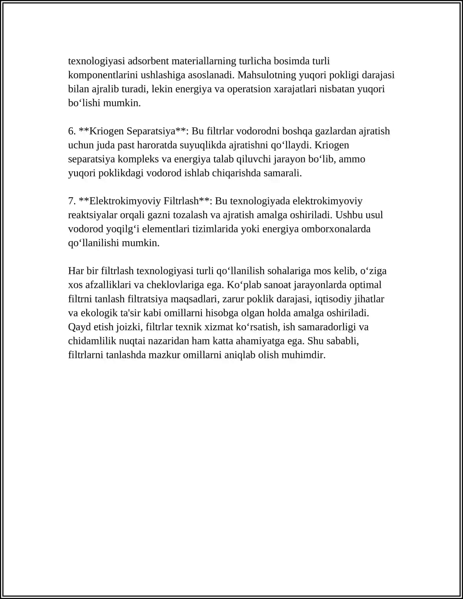 VODOROD NATRIY VA ANIONIT FILTRLARNING TURLARINI KONSTRUKSIYASINI VA O'RNATILISH SOXASINI O'RGANISH 4