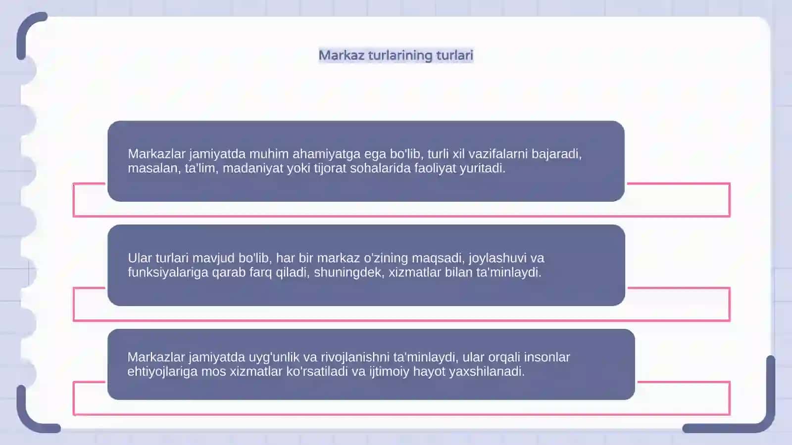 Markazlar va ular turlari 4