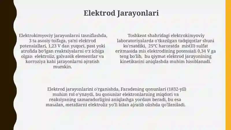 Elektirokimyoviy jarayonlar kilassifikatsiyasi 4