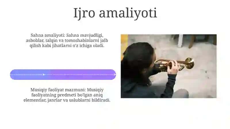 Musiqiy faoliyat mazmuni 4