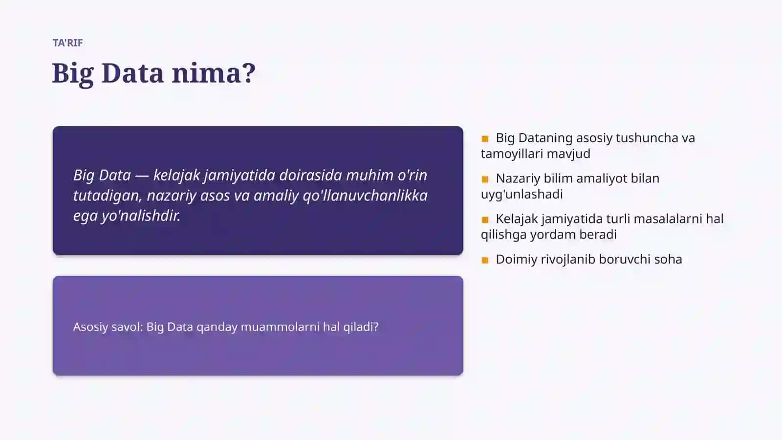 KELAJAK JAMIYATIDA 4