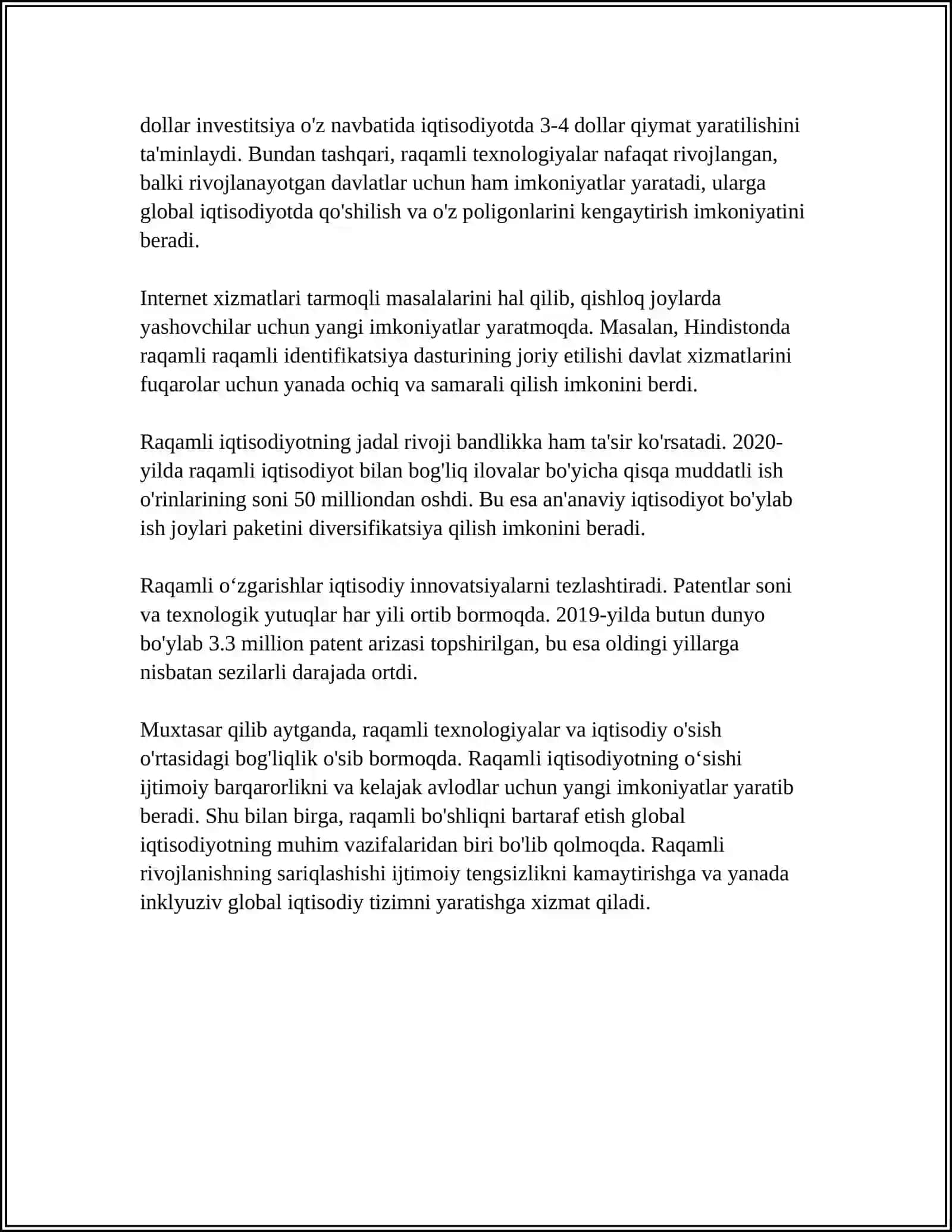 TEXNOLOGIK INNOVATSIYALAR VA IQTISODIY O'SISHGA TA'SIRI 4