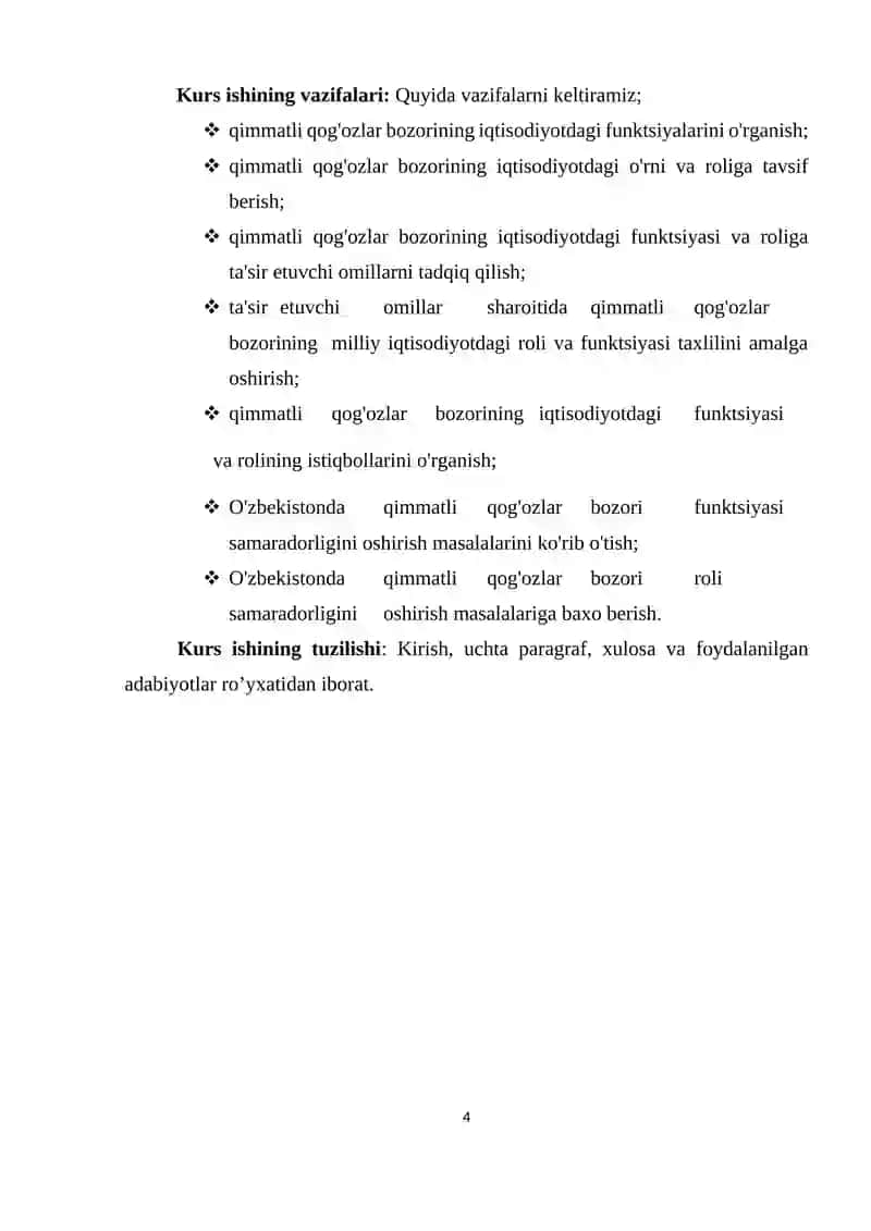 Qimmatli qog'ozlar bozori 4
