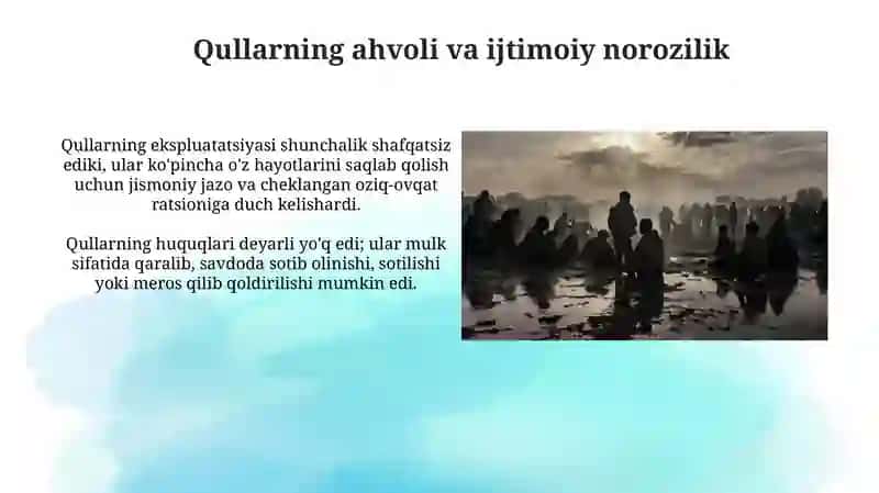 Qashshoqlar va qullarning qo'zg'oloni 4