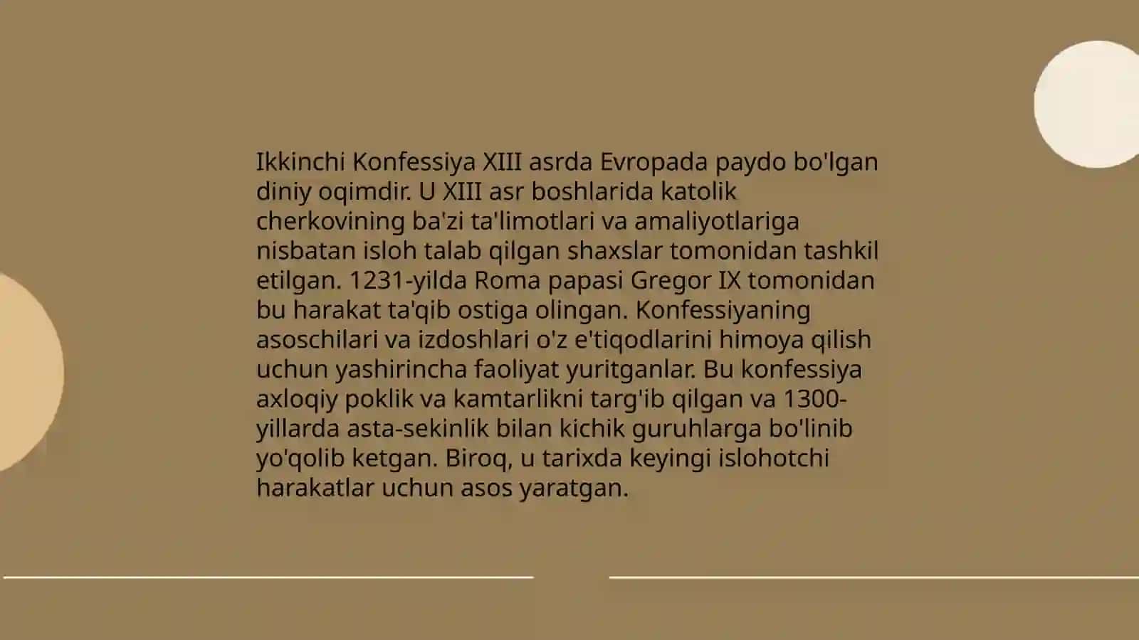 Konfessiya tushunchasining mohiyati va O‘zbekistonda faoliyat yurituvchi diniy konfessiyalar tasnifi 4