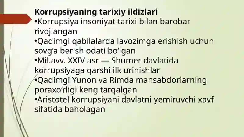 Korrupsiyaga qarshi kurashning jahon tajribasi 4