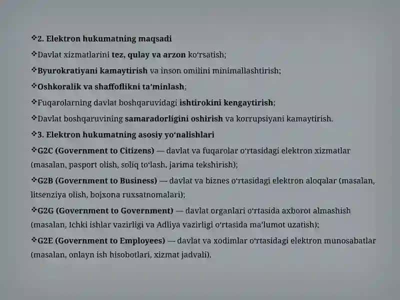 Elektron hukumat. Bulutli texnologiyalar 4