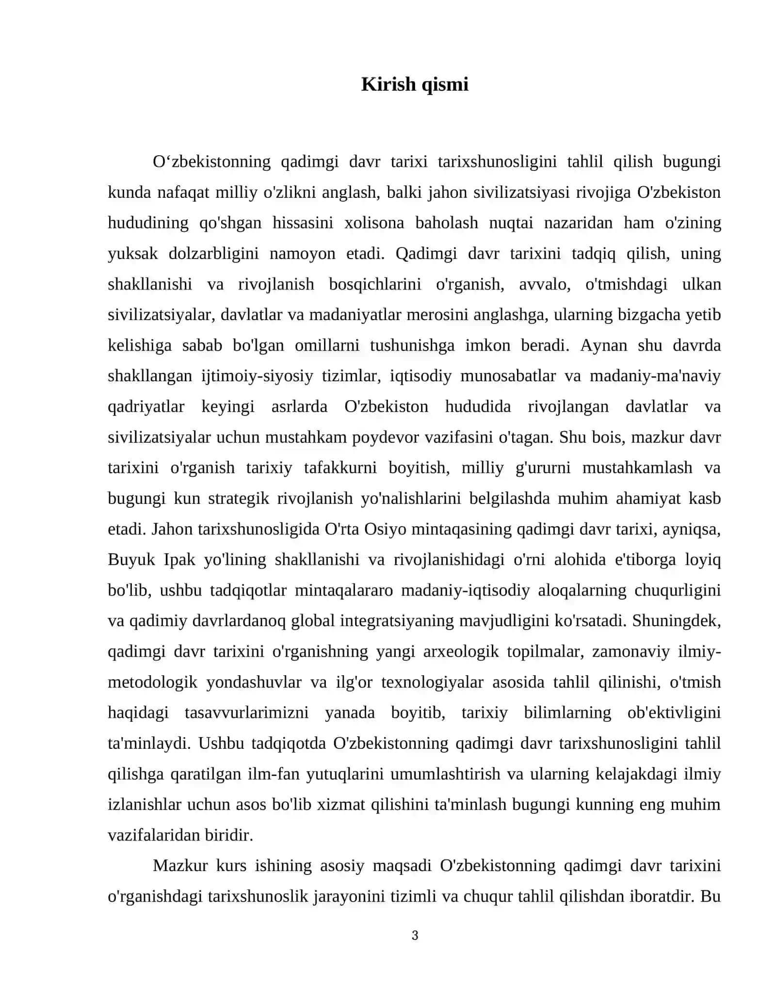 Oʻzbekistonning qadimgi davr tarixi tarixshunoslik tahlili 4