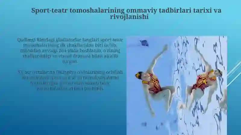 SPORT-TEATRLASHTIRILGAN OMMAVIY TADBIRLARNING ESTETIK MOHIYATI VA INAVATSION TEXNALOGIYASI 4