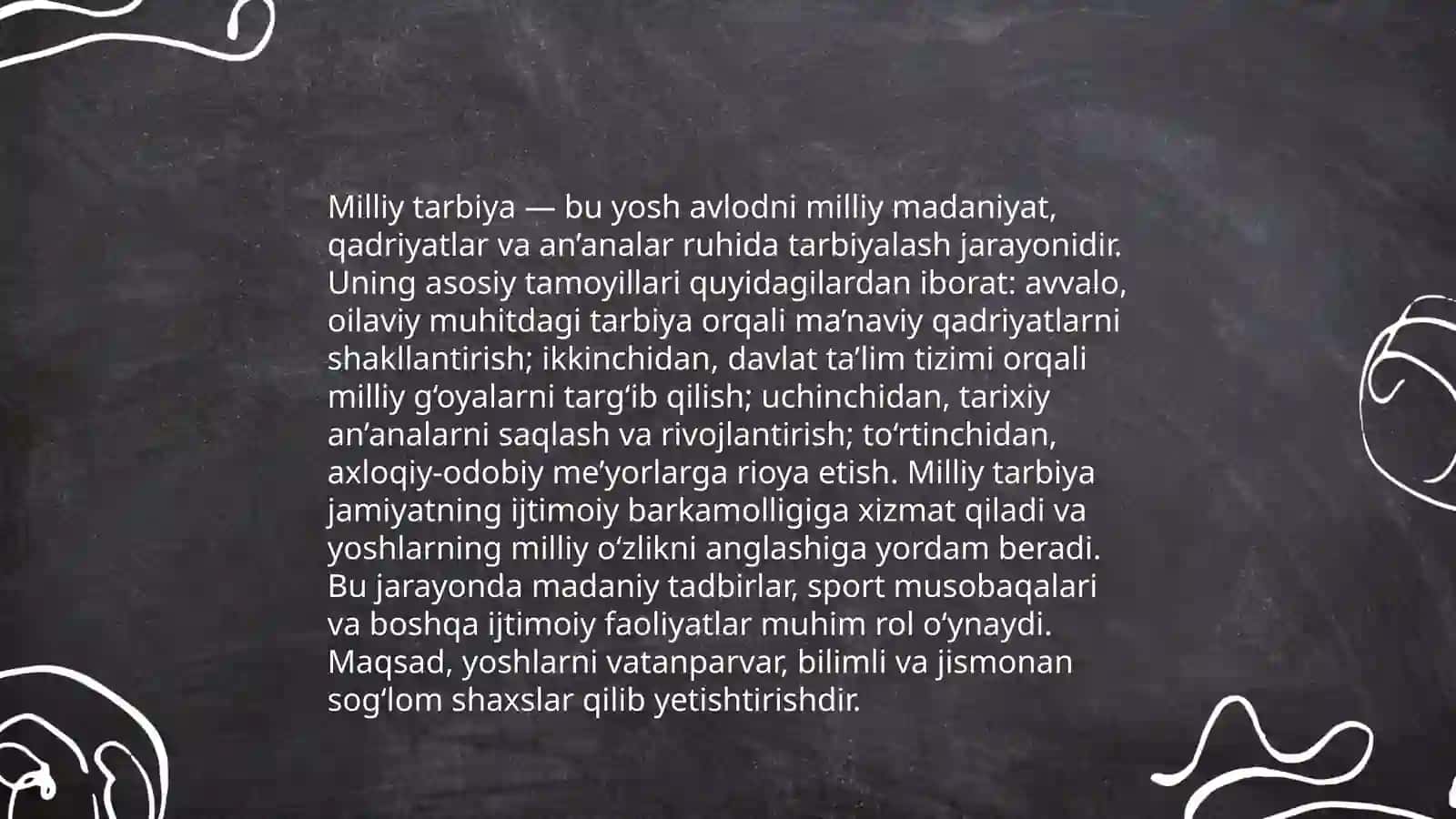 Pedagogika tarixida milliy tarbiyaning o‘rni 4