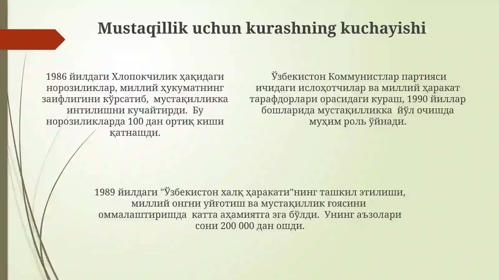 Mustaqillikning e'lon qilinishi 4