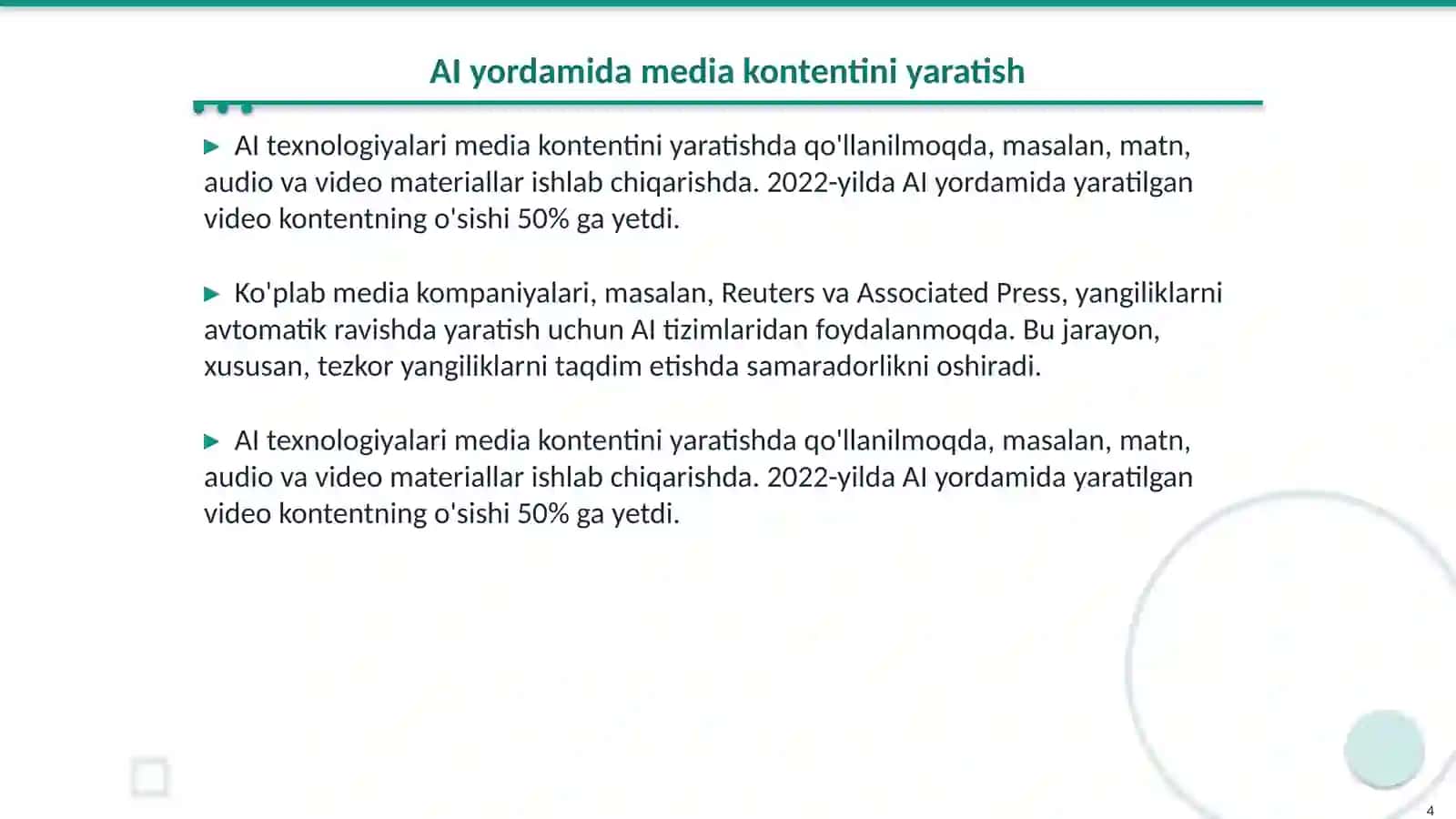 Sun’iy intellekt va media 4