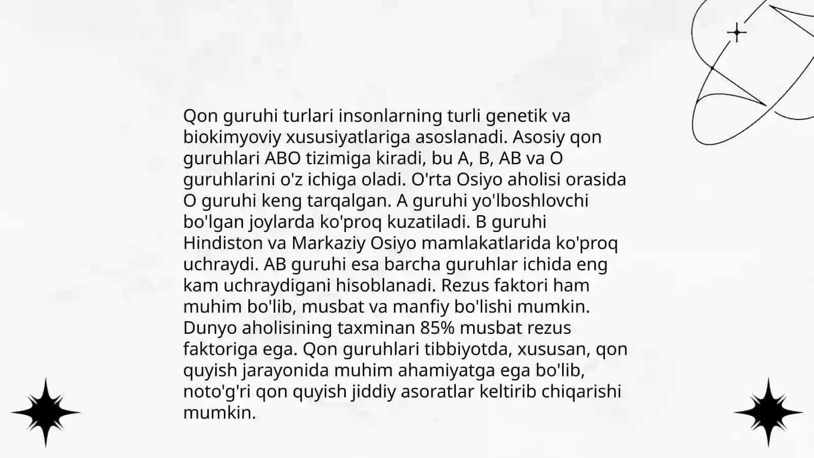 Qon guruhi va resurs omili 4