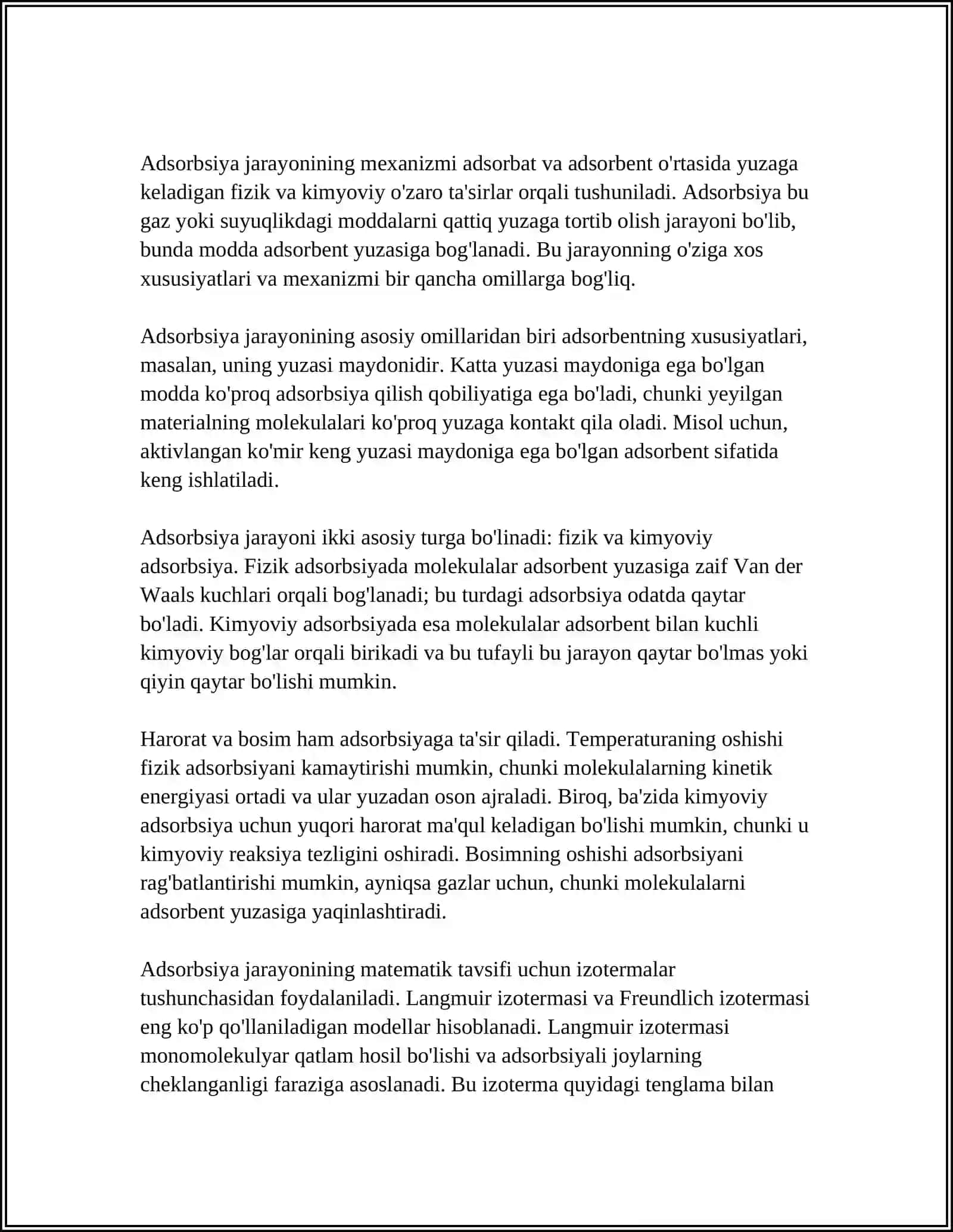 ADSORBERLARNING KONSTRUKTIV XUSUSIYATLARI 4