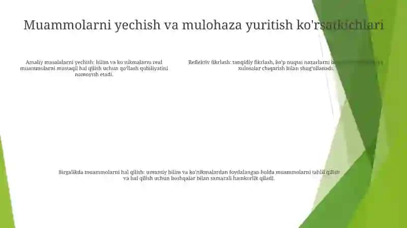 Maktabgacha Va BoshlangʻIch TaʼLim Oluvchilarning Tarbiyalanganlik Darajasini Baholash Indikatorlari 4