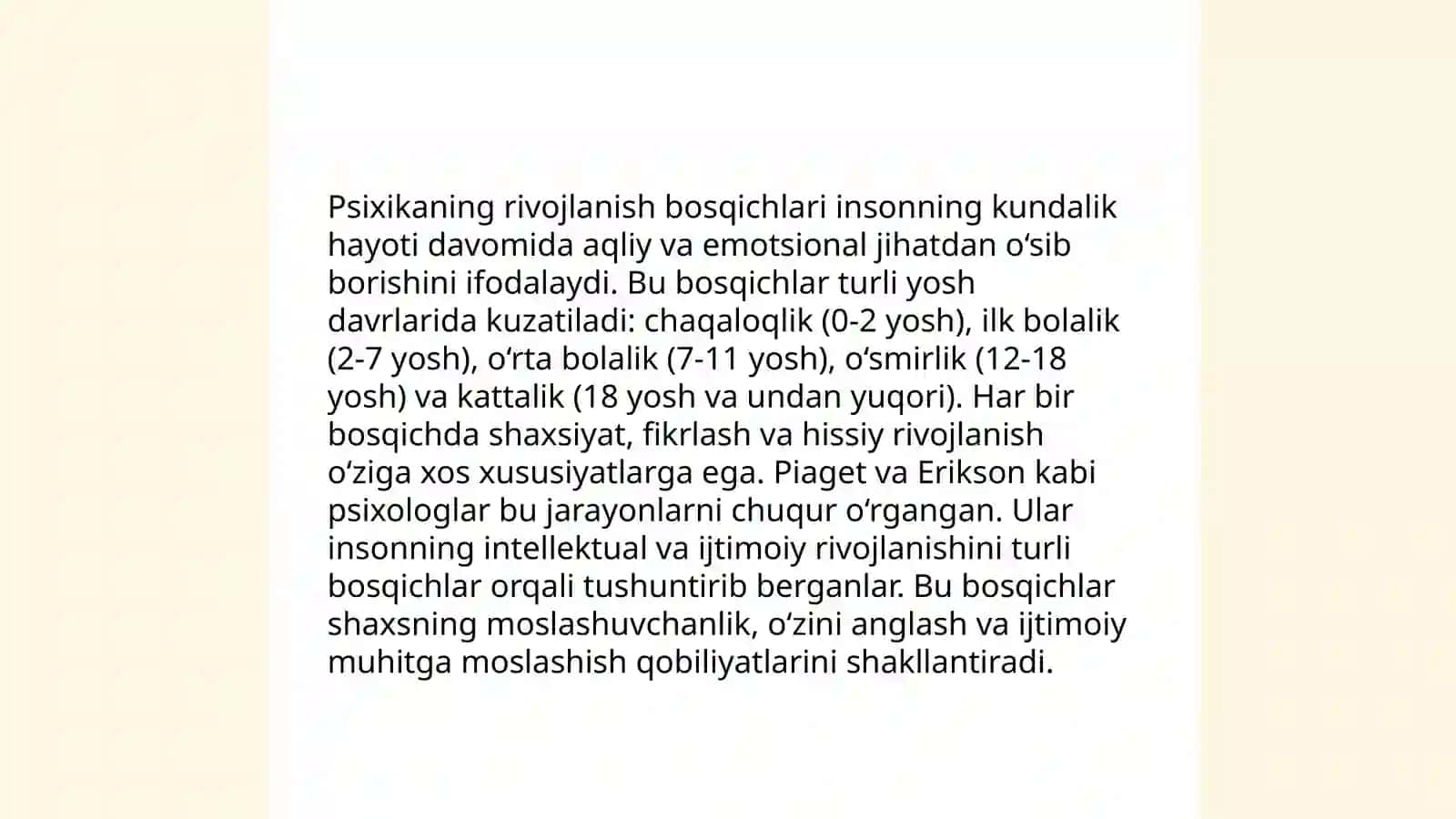 Psixika haqida umumiy tushuncha 4