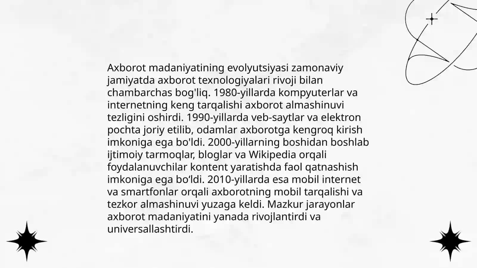 Axborot madaniyati tushunchasining tadrijiyligi va ilmiy asosi 4