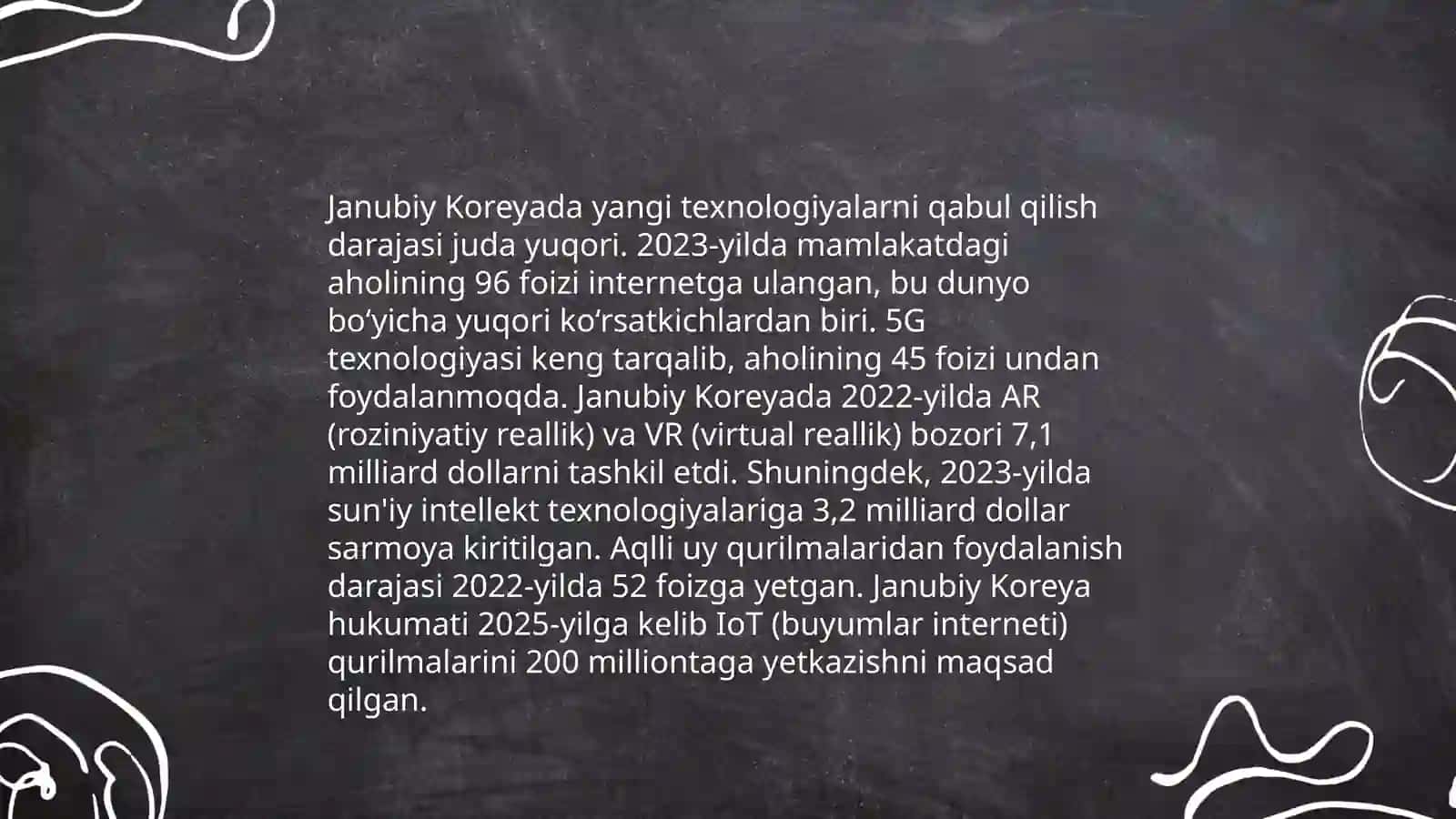 Janubiy Koreyaning sohalarining raqamlashganlik darajasini tahlil qilish 4