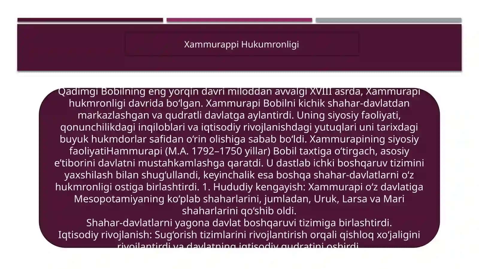 Qadimgi Bobil tarixi 4