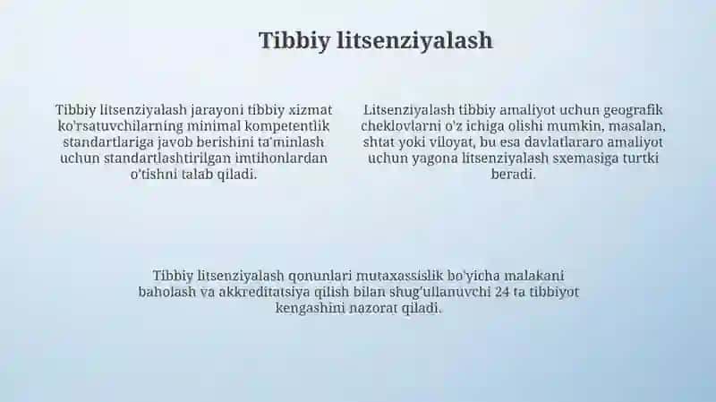 Tibbiyotga oid qonunlar 4