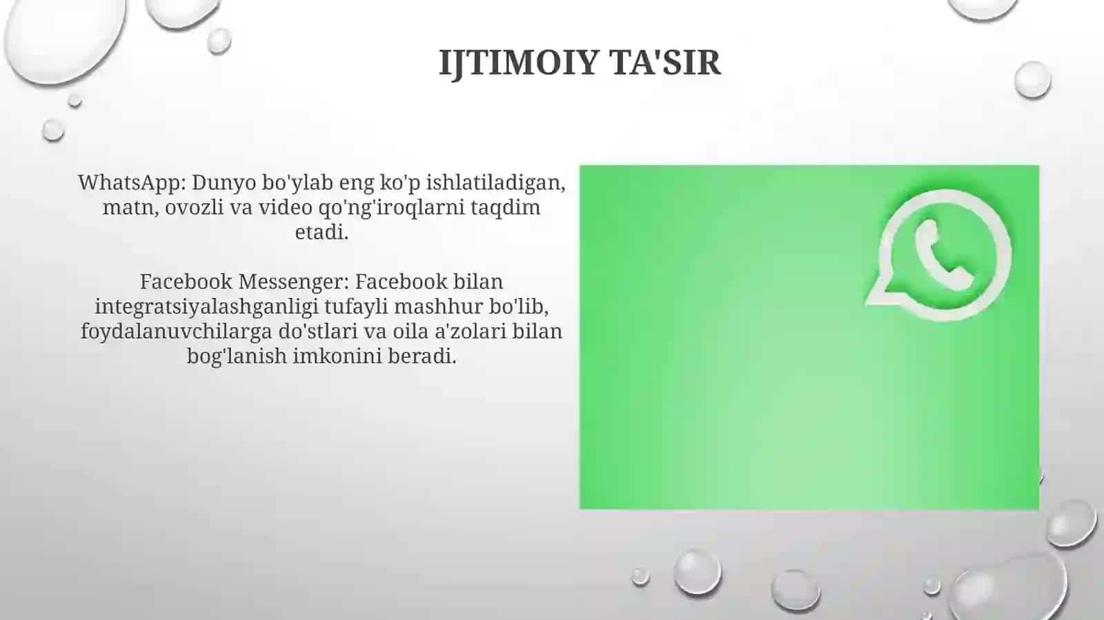WhatsApp, Skype, Facebook Messenger 4