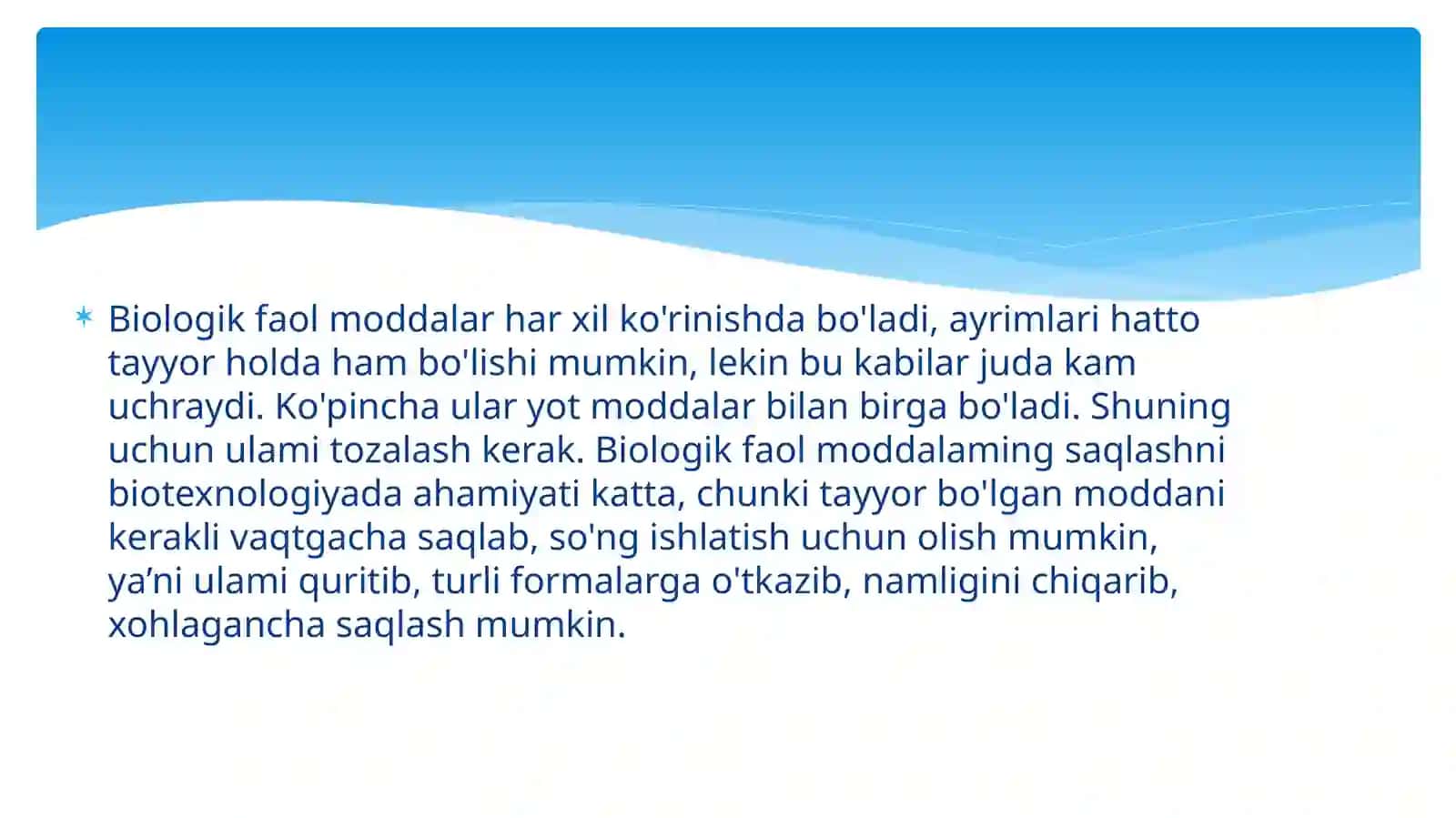 Biologik Faol Moddalar 4