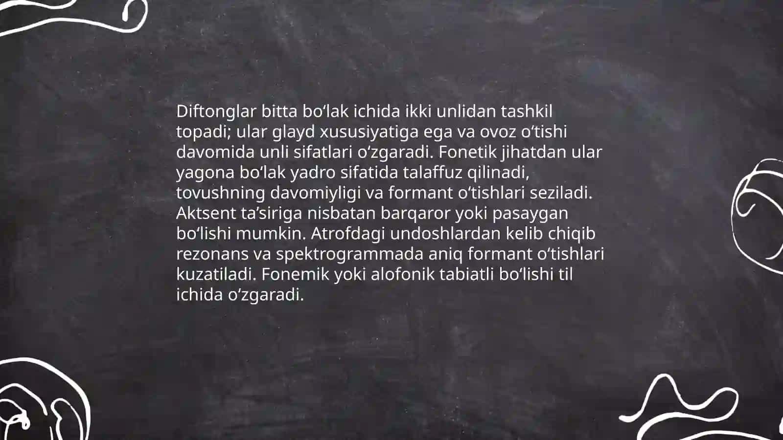 Diftonglar mavzusi 4