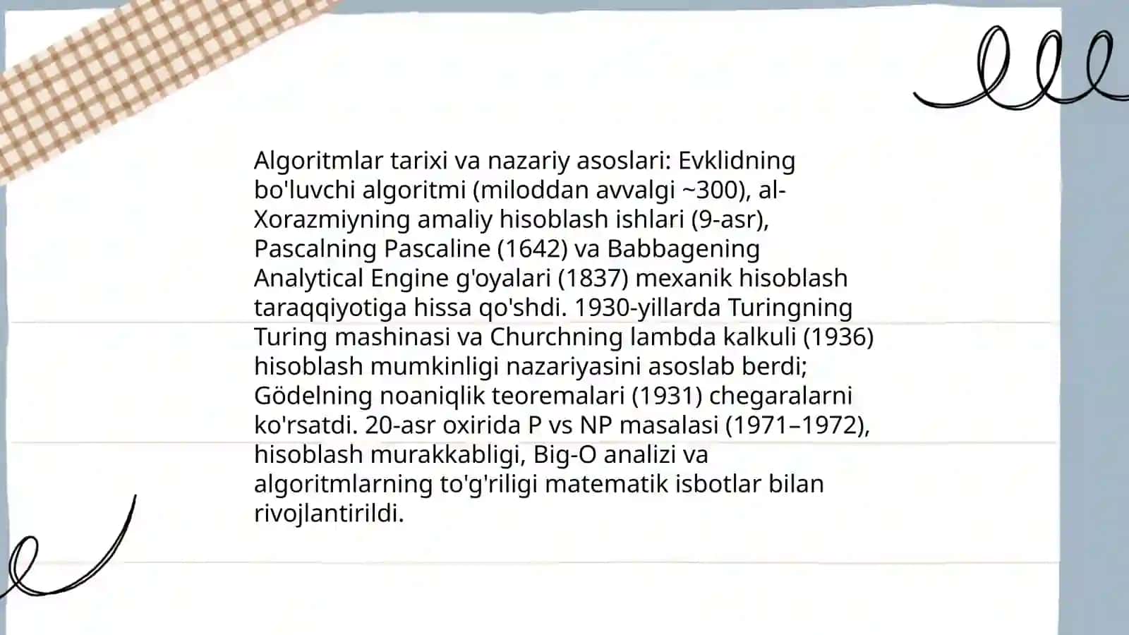 Algoritm tushunchasi va xususiyatlari 4