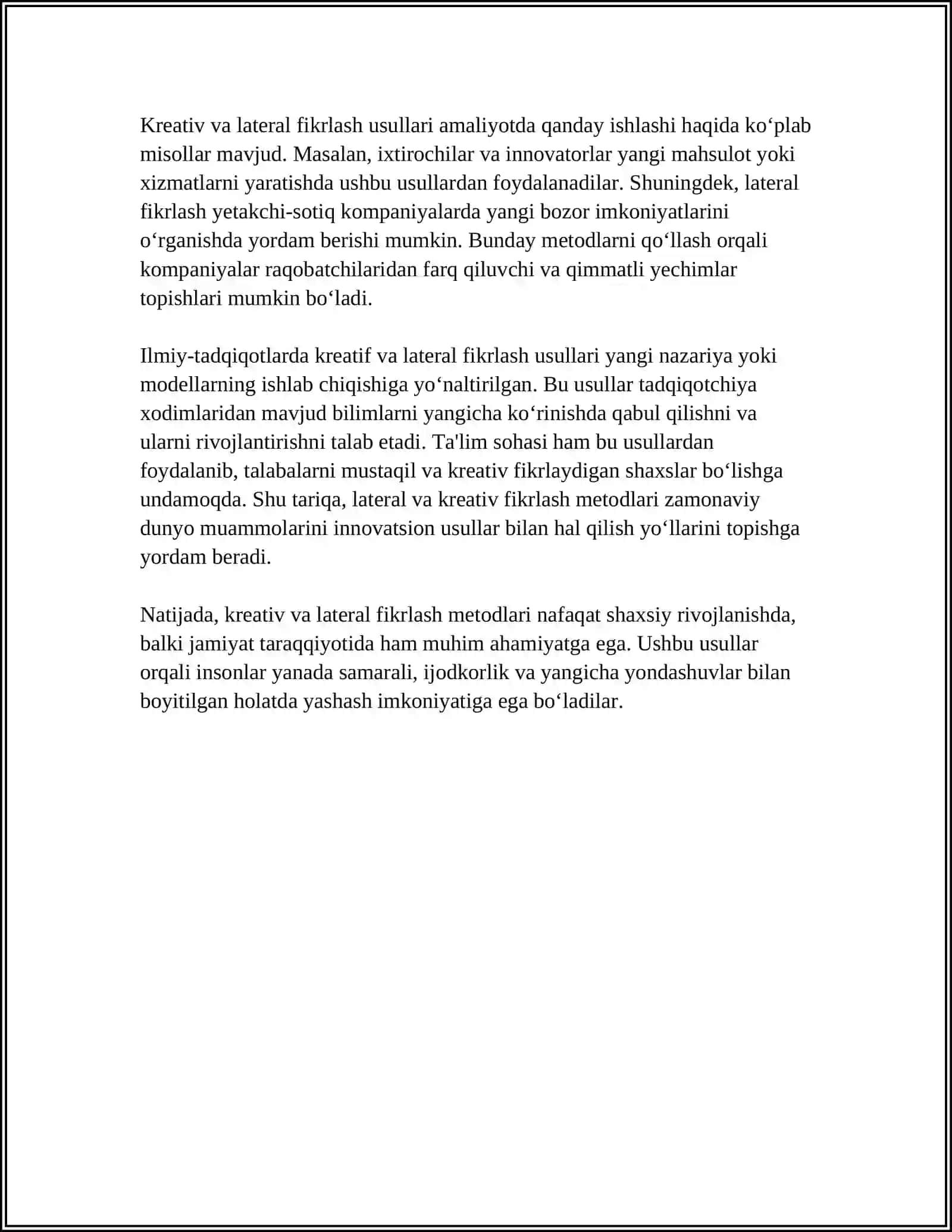 MUAMMONI HAL QILISHNING KREATIV VA TANQIDIY STRATEGIYALARI 4