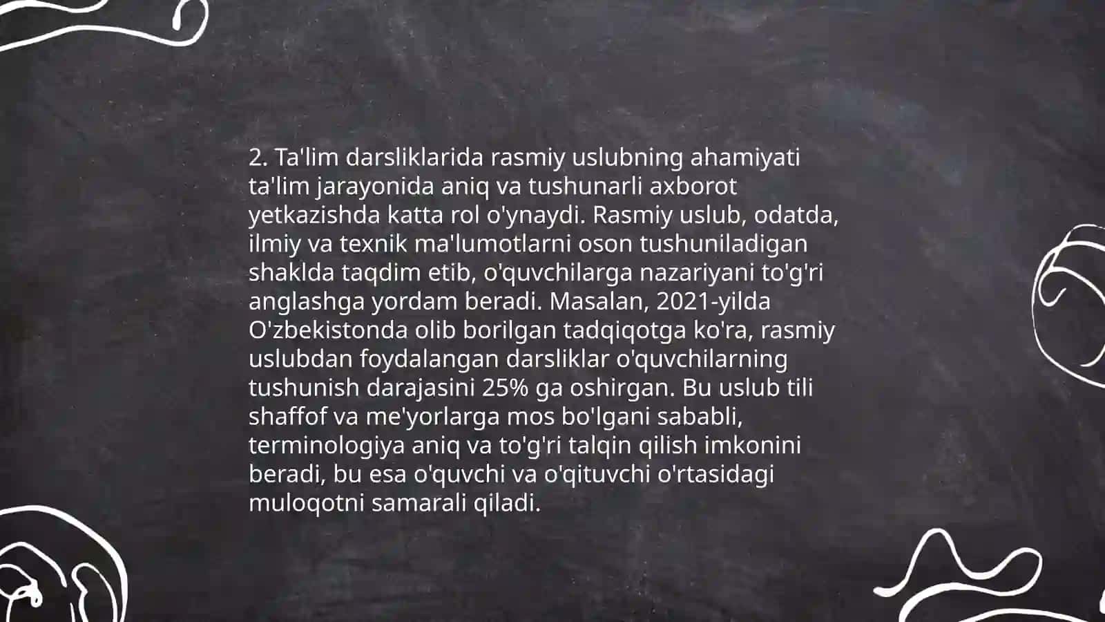 Rasmiy uslubga oid matnlarning keltirilishi 4