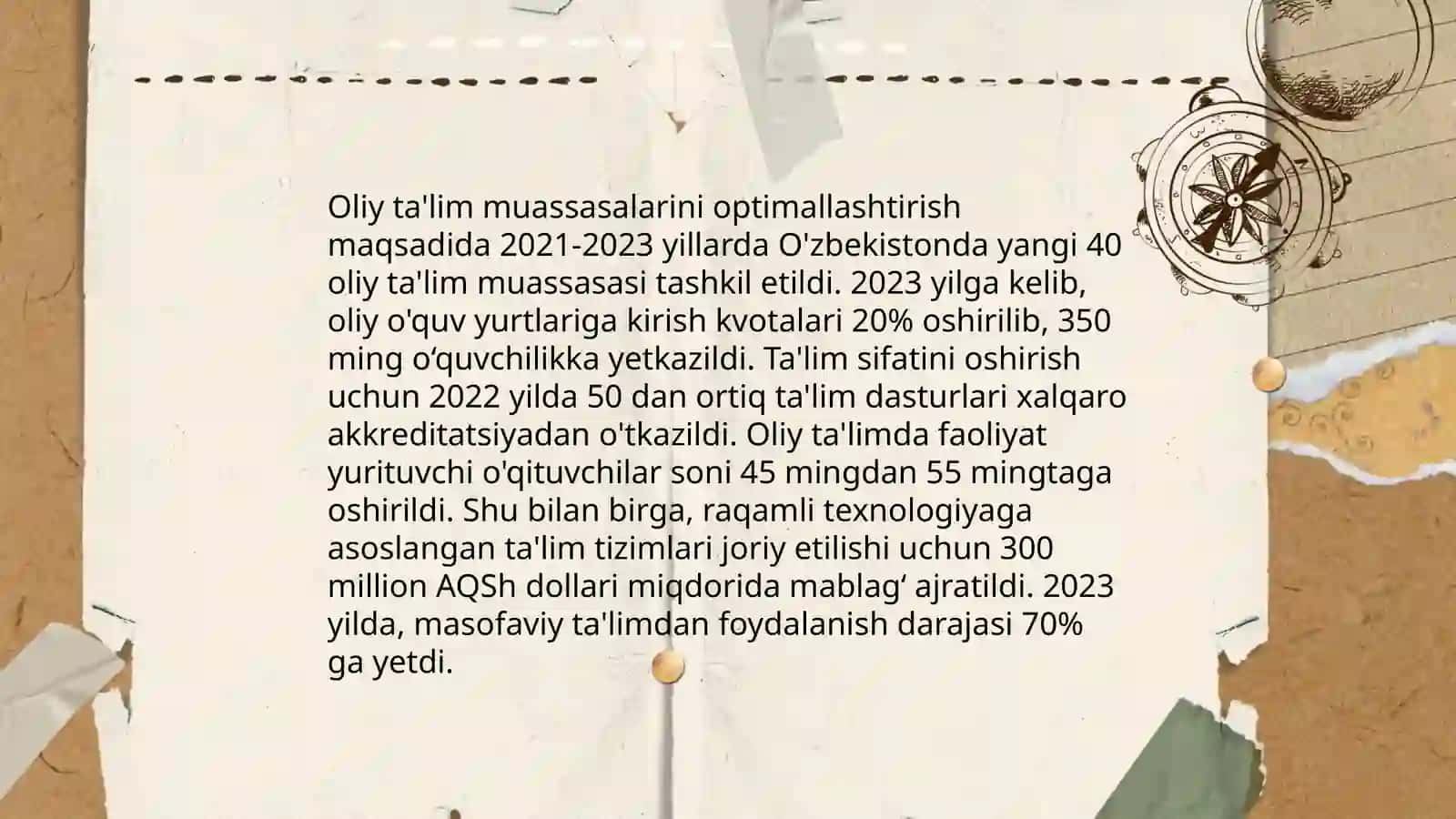 Ta'lim tizimini rivojlantirish strategiyalari 4