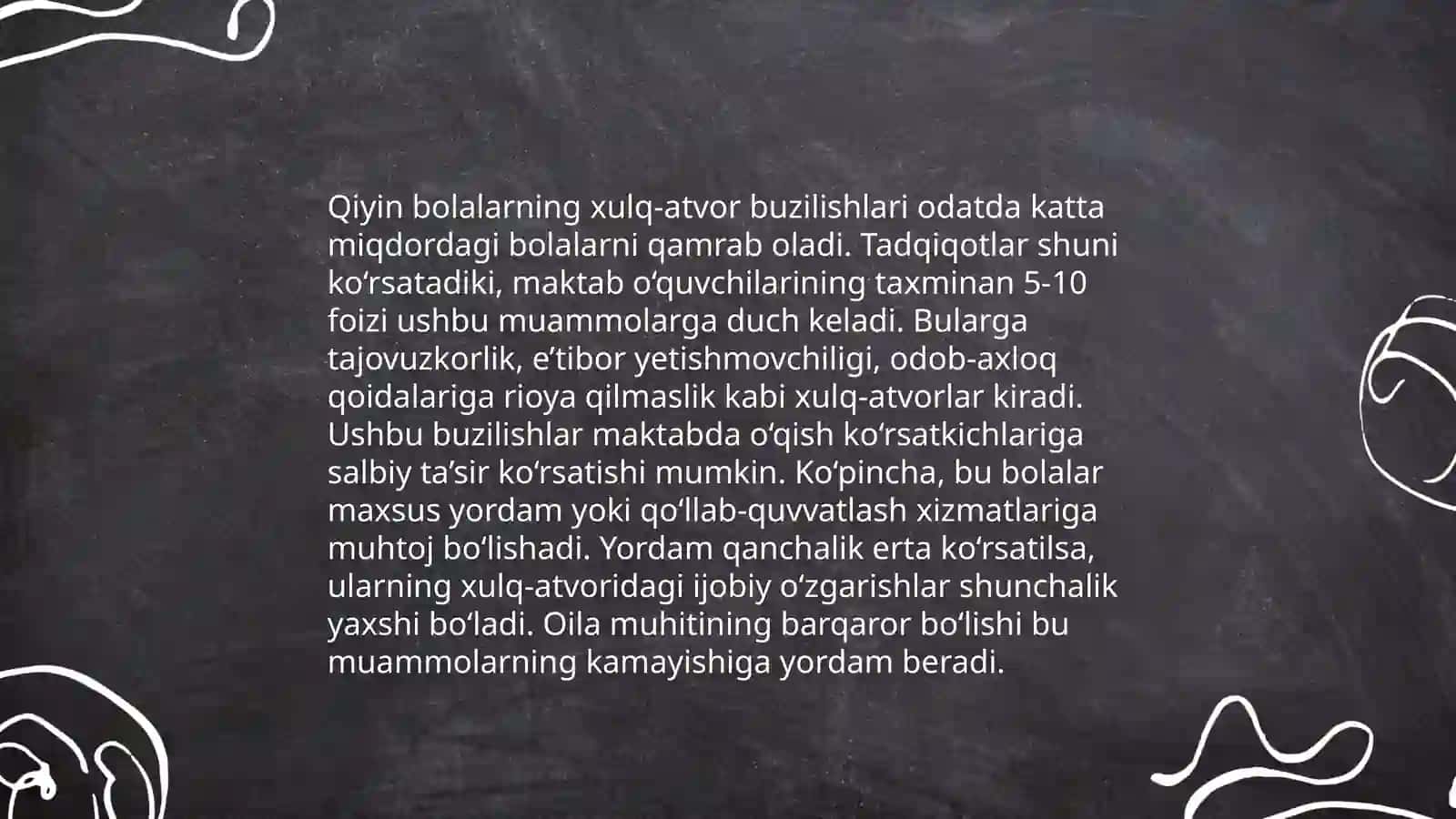Tarbiyasi qiyin bolalar psixologiyasi 4
