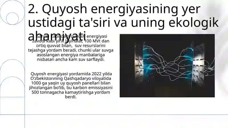 Quyosh energiyasining atmosfera va yer sirtidagi o'zgarishlari 4