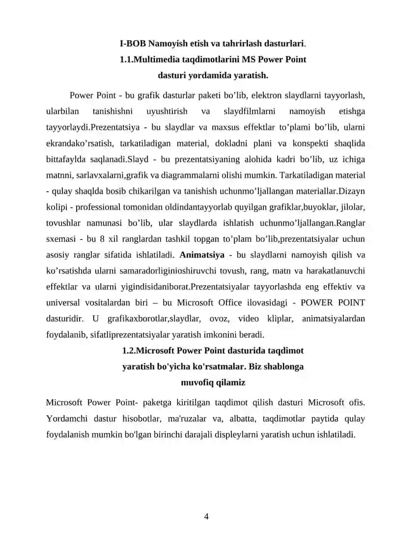 Namoyish qiluvchi dasturlarda pedagogik dasturiy vositalar yaratish 4