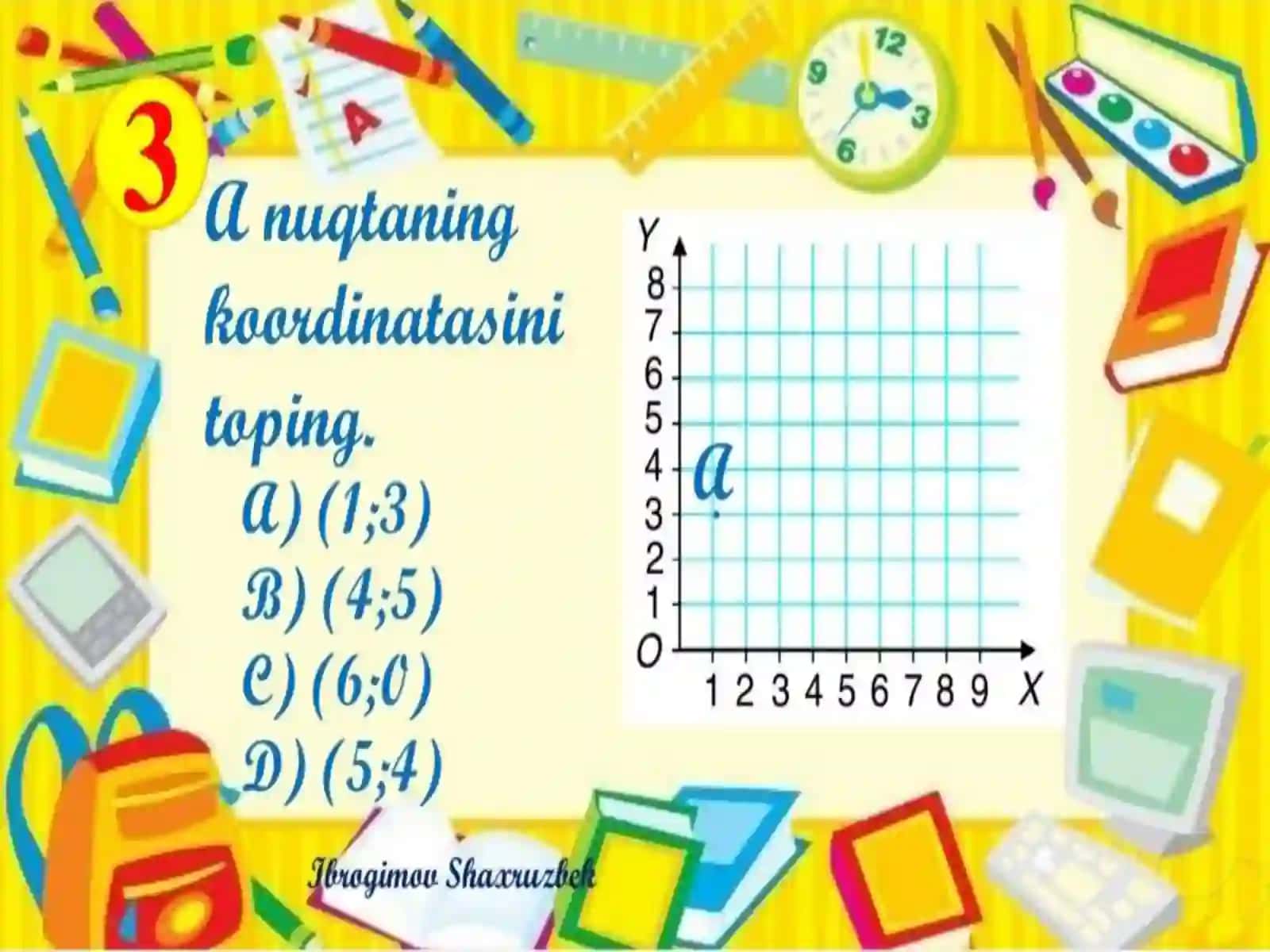 4-sinf Matematika - Kub mavzuda taqdimot 4