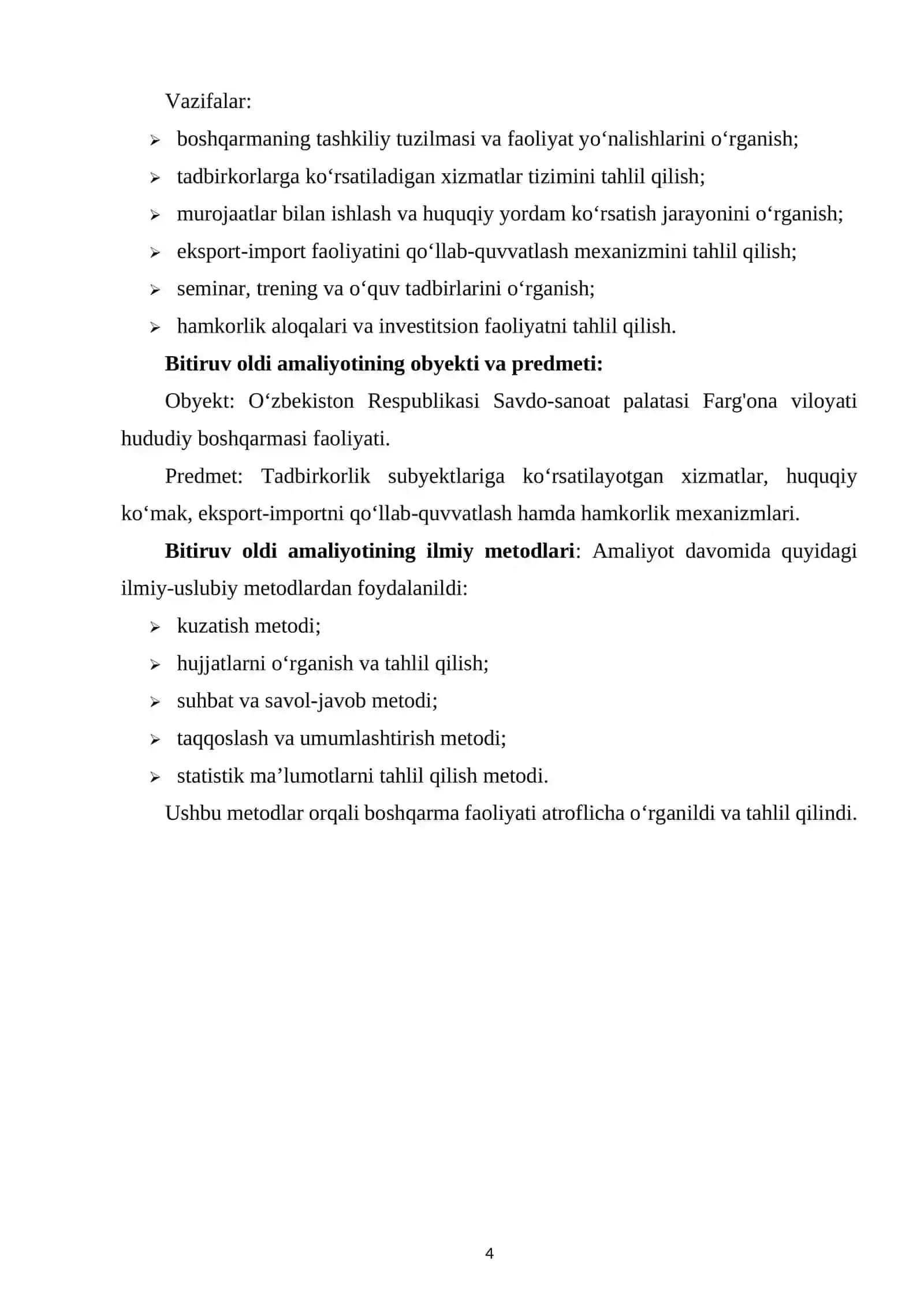 Oʻzbeksiton respublikasi Savdo sanoat palatasi Fargona viloyati hududiy boshqarmasi 4