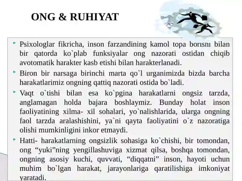 Bilish nazariyasi,asosiy muommolari va yunalshlari 4